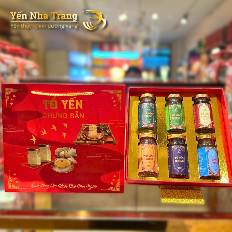 Set Yến chưng tươi 140ml - 6 vị