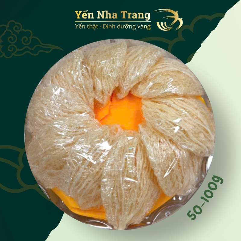 Tổ Yến Tinh Chế - Tinh Chế Bạch Yến - Tinh Chế Bạch Yến 30% Sợi Ngắn 70% Sợi Dài
