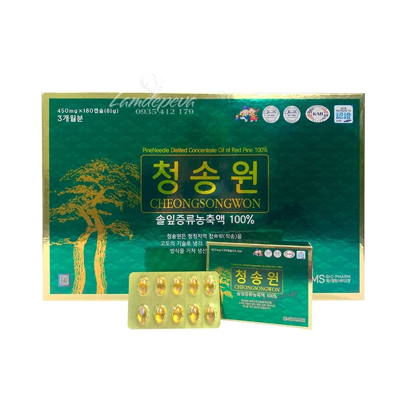 Viên dầu thông CHEONSONGWON XANH