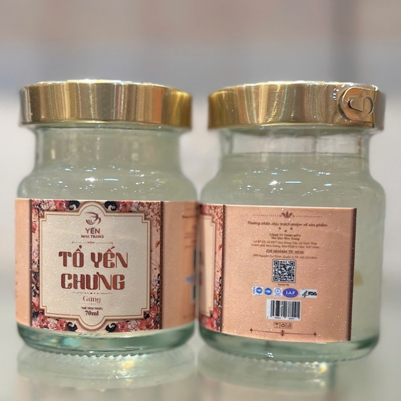 Yến chưng tươi Gừng