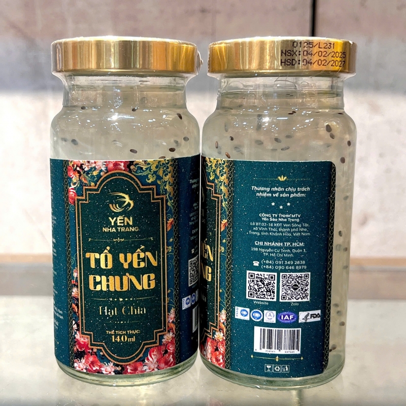 Yến chưng tươi Hạt Chia