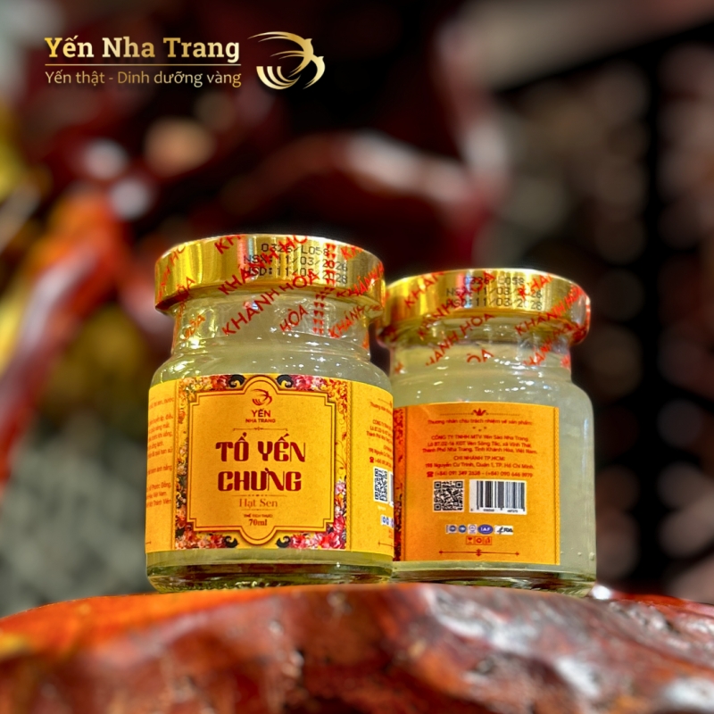 Yến chưng tươi Hạt Sen