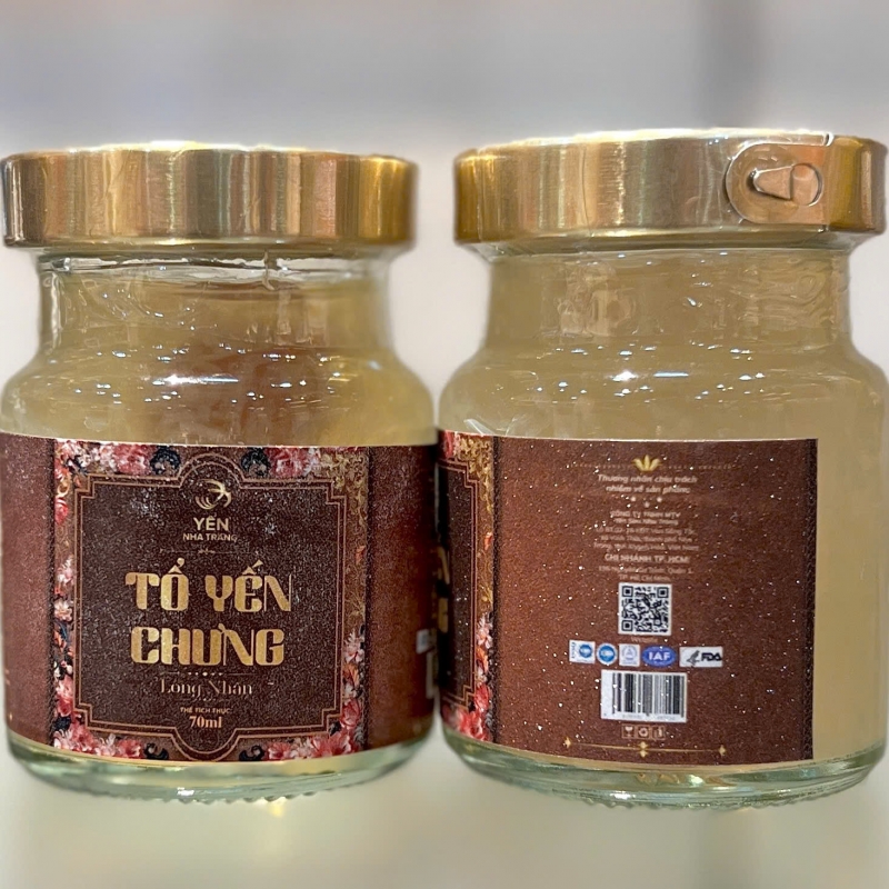 Yến chưng tươi Long Nhãn