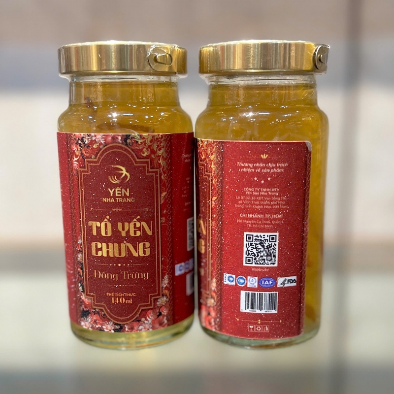 Yến chưng tươi vị Đông Trùng Hạ Thảo