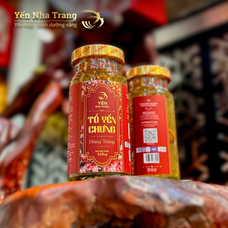 Yến chưng tươi vị Đông Trùng Hạ Thảo