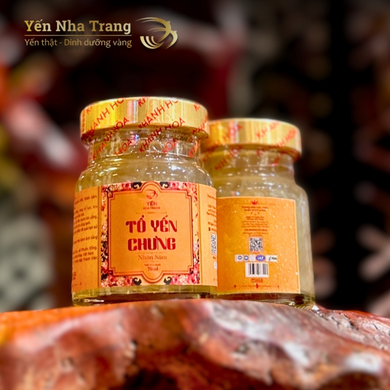 Yến chưng tươi vị Nhân Sâm