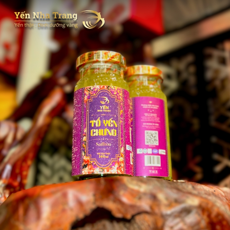 Yến chưng tươi vị Saffron